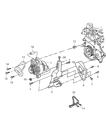 1997 Chrysler Concorde Alternator Diagram