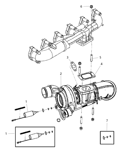 2007 Dodge Ram 2500 Turbocharger Diagram 2