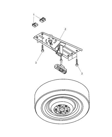 2000 Chrysler Voyager Spare Wheel Diagram