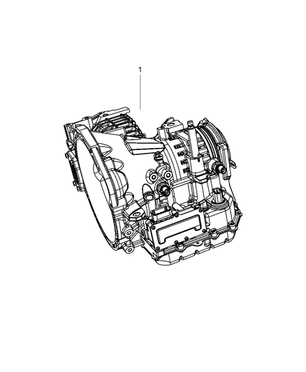 2007 Dodge Avenger 41TES Tra-With Torque Converter Diagram for 68100322AA