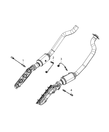 2021 Dodge Durango Oxygen Sensors Diagram 3