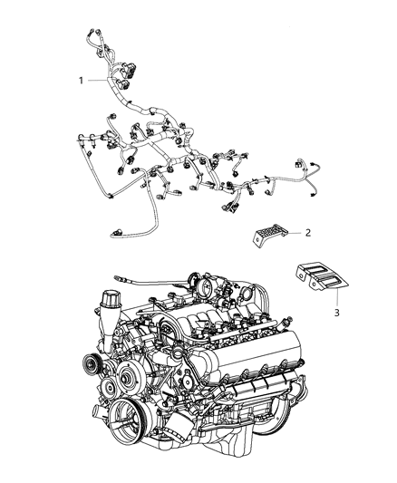 2013 Ram 3500 Wiring, Engine Diagram 1