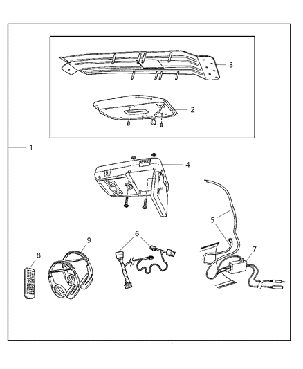 2008 Dodge Ram 1500 Media System Diagram