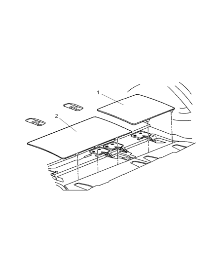 2006 Chrysler Town & Country Cover-Seat Diagram for ZQ63ZJ8AF