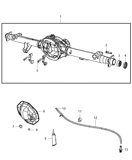 2010 Dodge Dakota Housing And Vent Diagram 1