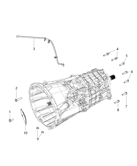 2018 Jeep Wrangler Stud-Double Ended Diagram for 6512400AA