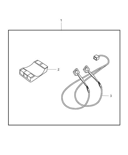 2009 Dodge Ram 5500 Switch-Heated Seat Diagram for 68033391AA