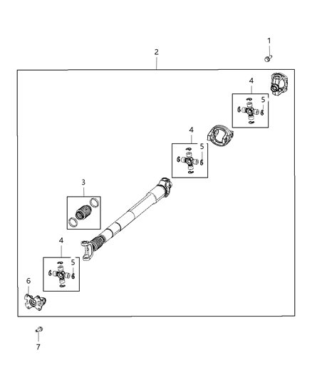 2013 Ram 5500 Shaft - Drive Diagram