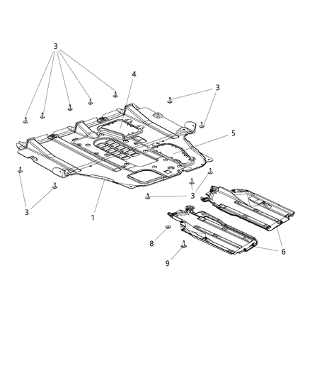 2013 Dodge Dart Door-Access Diagram for 68238068AA