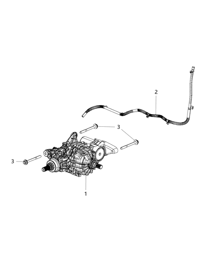 2018 Jeep Compass Differential-Rear Axle Diagram for 68292765AC