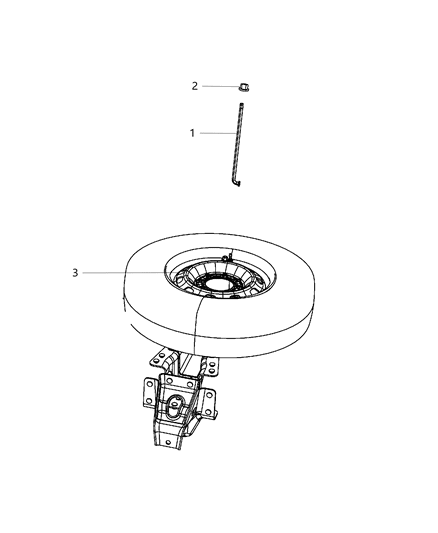 2019 Ram 5500 Spare Wheel Stowage Diagram