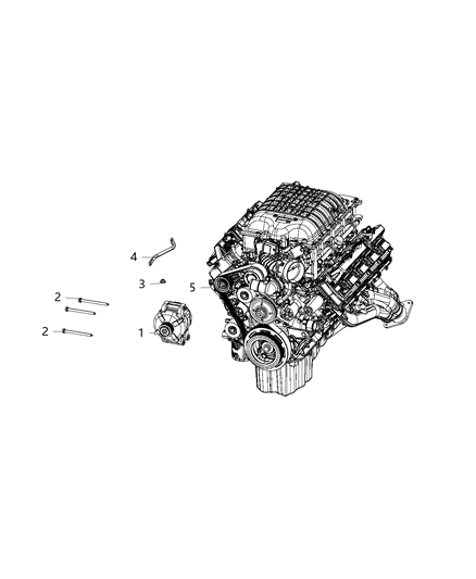 2018 Dodge Charger Parts, Generator/Alternator & Related Diagram 2