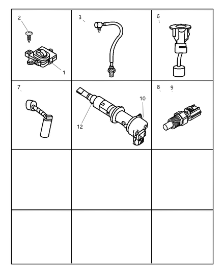 1999 Jeep Grand Cherokee Oxygen Sensor Replaces Diagram for 56028232AA