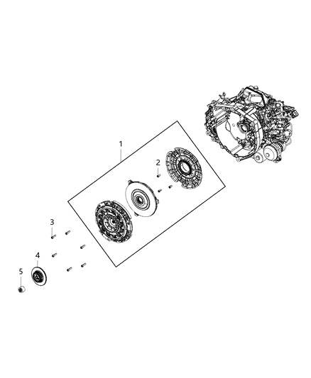 2012 Dodge Dart Dual Dry Clutch Kit Diagram