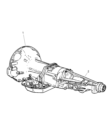 1998 Jeep Grand Cherokee Trans Pkg Diagram for R5003192AB