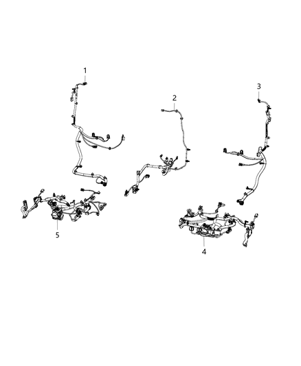 2020 Ram 1500 Wiring-Seat Back Diagram for 68294522AD