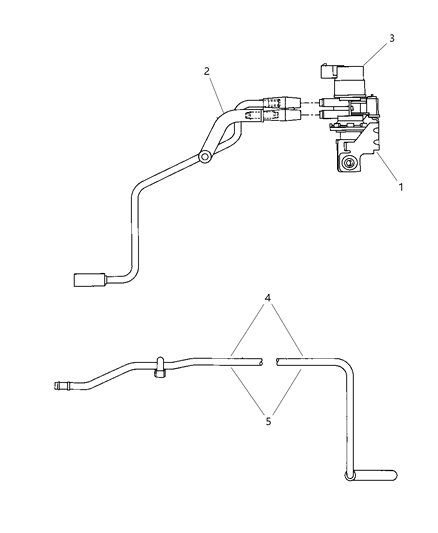 1997 Dodge Neon Bracket-Vacuum Harness Diagram for 4669427