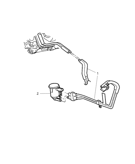 2003 Dodge Intrepid Harness-Vapor Diagram for 4578209AB