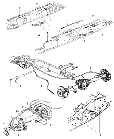 2011 Ram 4500 Cable-Parking Brake Extension Diagram for 55398791AA