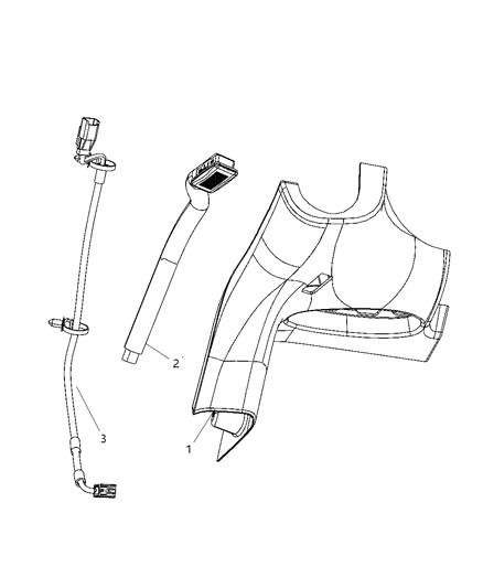 2010 Jeep Wrangler Wiring-Jumper Diagram for 68057321AA