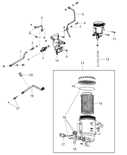 2011 Ram 5500 Fuel Filter Diagram