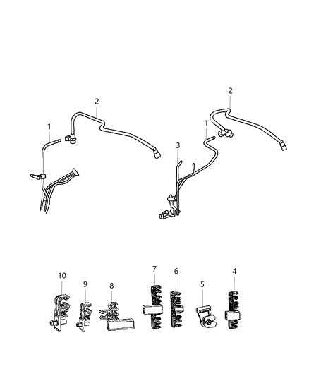 2010 Chrysler PT Cruiser Fuel Line Diagram