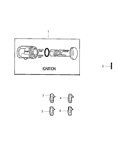 2009 Jeep Patriot Ignition Lock Cylinder Diagram