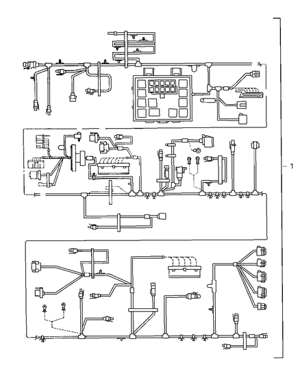 2008 Chrysler Crossfire Cover-Connector Diagram for 5098221AA