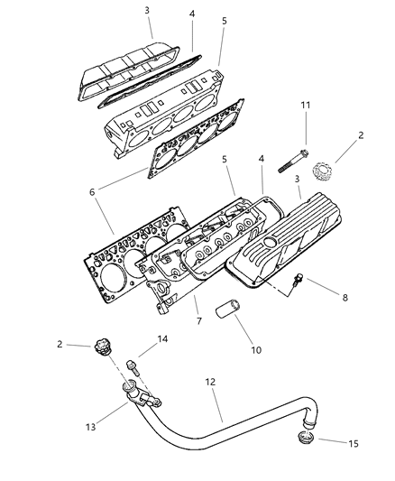 2000 Dodge Ram Wagon Cylinder Head Diagram 5