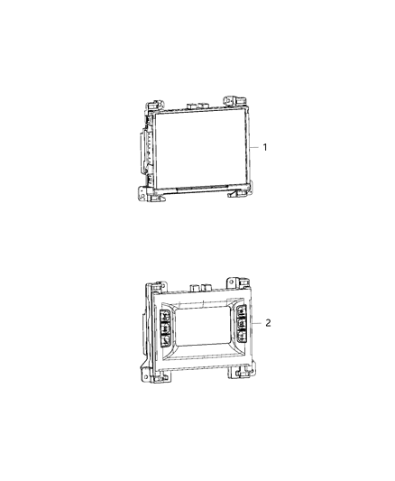 2017 Dodge Challenger Radio-Multi Media Diagram for 68271063AC