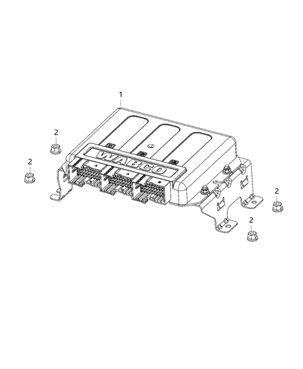 2020 Ram 2500 Modules, Body Diagram 1