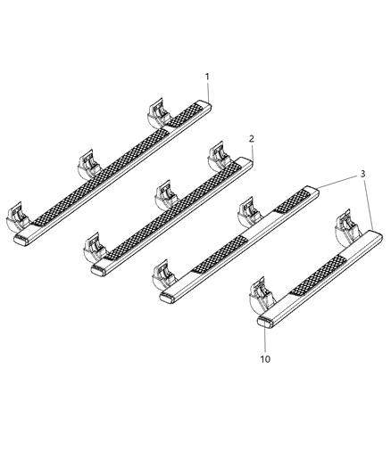 2015 Ram 3500 Step, Body Side Diagram