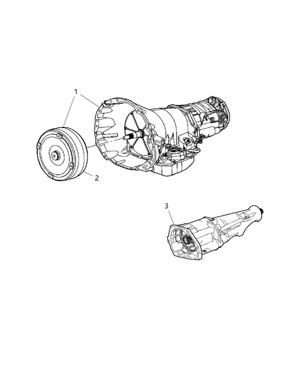 2006 Dodge Ram 1500 Assembly , Transmission Diagram 3