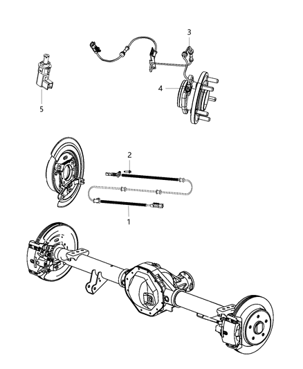 2014 Ram 1500 Sensors - Brake Diagram