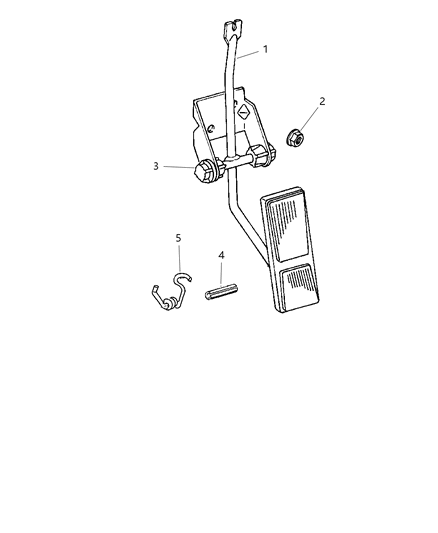 1999 Dodge Durango Accelerator Pedal Diagram