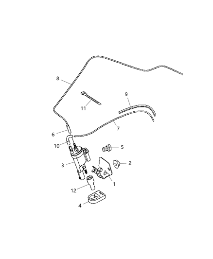 2009 Dodge Sprinter 3500 Bracket-Vacuum Valve Diagram for 5119974AA