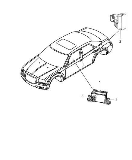2012 Chrysler 300 Sensors - Steering & Suspension Diagram