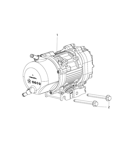 2019 Jeep Wrangler Power Steering Pump Diagram for 68247930AD