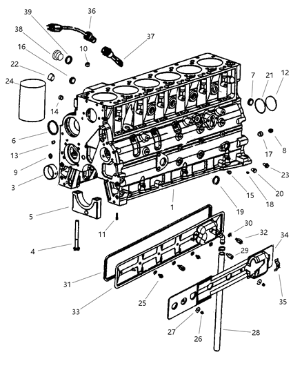 1999 Dodge Ram 1500 Cylinder Block Diagram 4