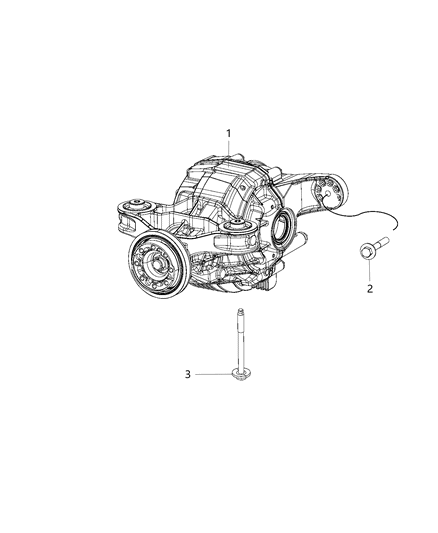 2017 Chrysler 300 Axle Assembly Diagram 2