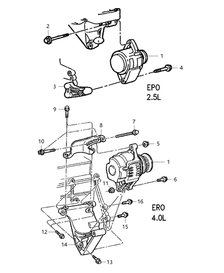 2000 Jeep Cherokee Alternator Diagram 2