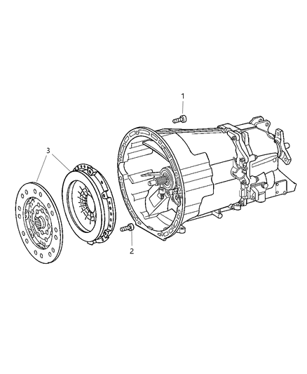 2008 Chrysler Crossfire Clutch Assembly Diagram