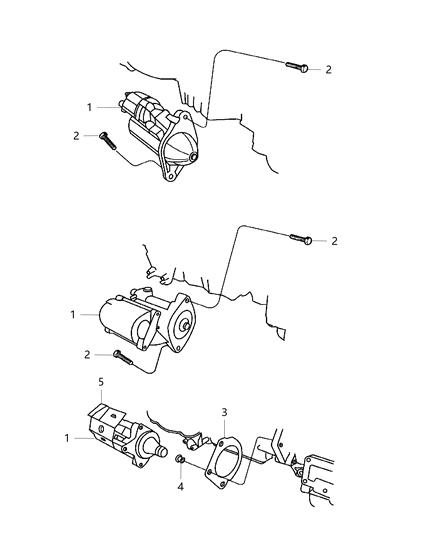 2001 Dodge Stratus Starter Diagram