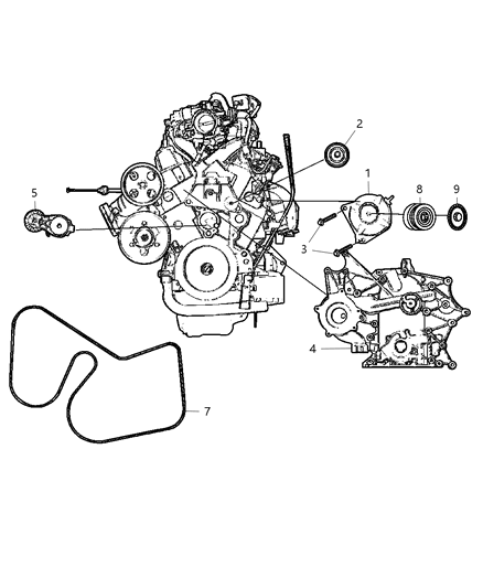 2006 Chrysler Town & Country ALTERNATR Diagram for 4868430AF