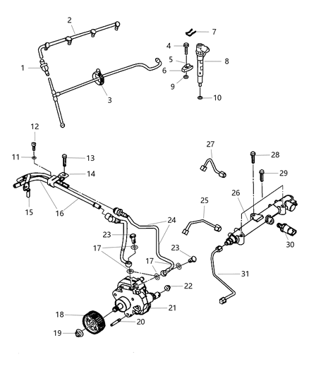 2003 Jeep Liberty Fuel Rail Diagram 2