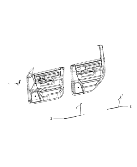 2019 Ram 3500 Cab Chassis Lamps, Interior Diagram 1