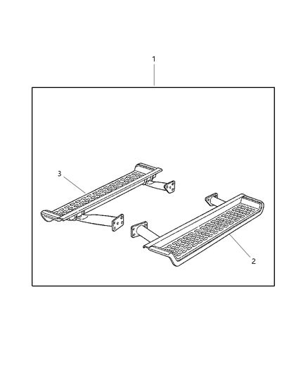 2003 Jeep Wrangler Side Step Kit Diagram