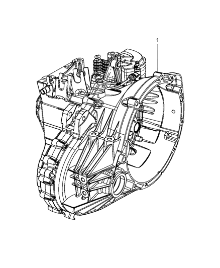 2008 Dodge Caliber Trans Diagram for 5106510AB