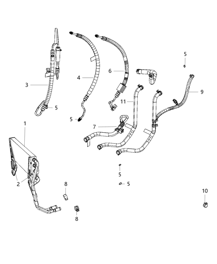 2019 Ram 3500 Power Steering Hose Diagram 1