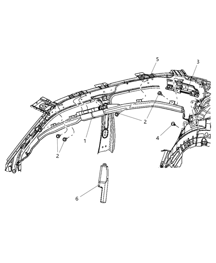 2011 Chrysler 300 Air Bag Side Diagram